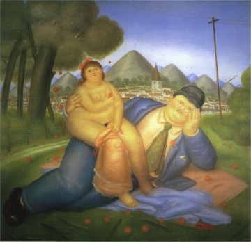 Fernando Botero Werke - Liebhaber 2 Fernando Botero